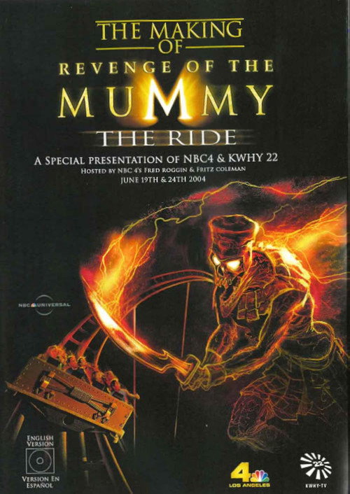 Movie poster for The making of Revenge of the Mummy - The Ride (2004)