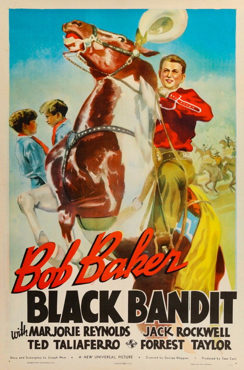 Movie poster for Black Bandit (1938)