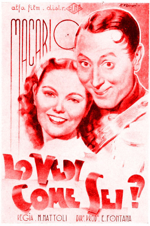 Movie poster for Lo vedi come sei...lo vedi come sei? (1939)