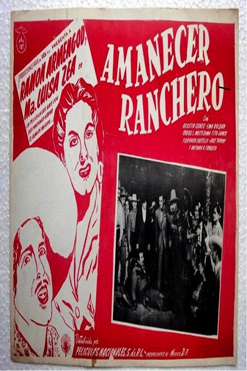 Movie poster for Amanecer ranchero (1942)