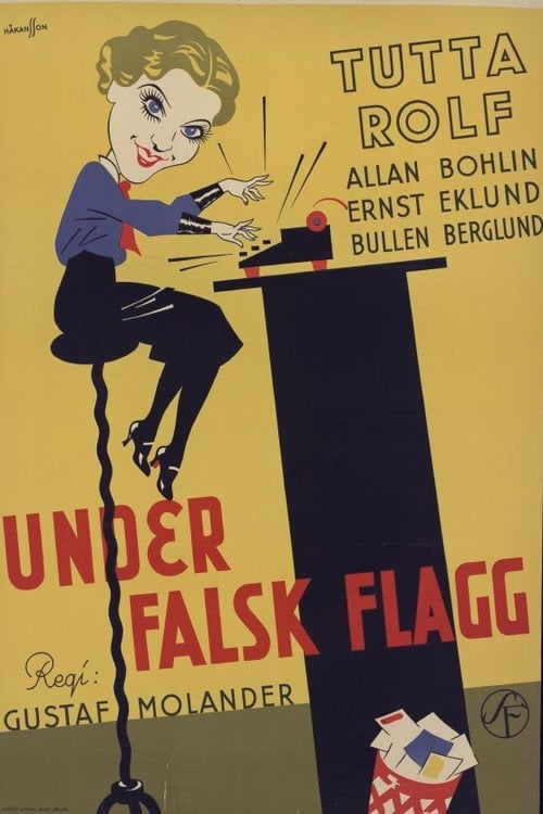 Movie poster for Under False Flag (1935)