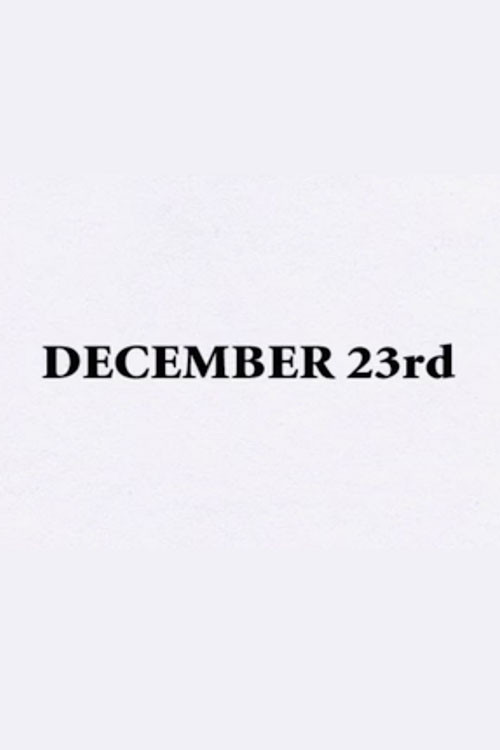 Movie poster for December 23rd (2008)