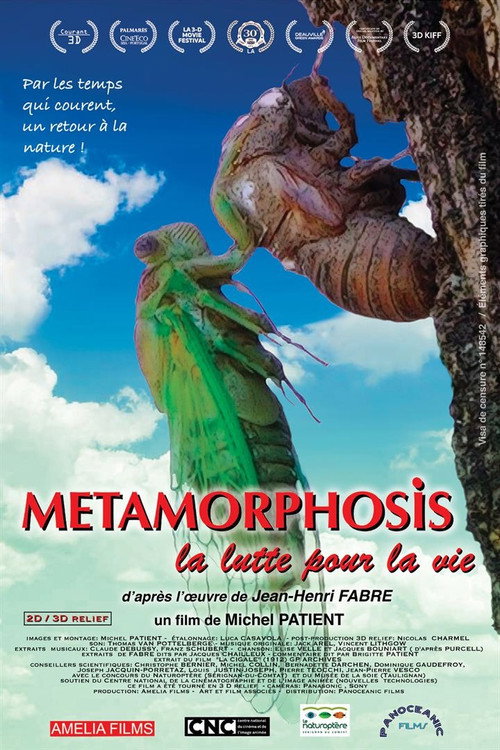 Movie poster for Metamorphosis, la lutte pour la vie (2022)