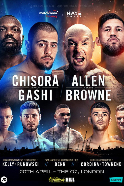 Movie poster for Derek Chisora vs. Senad Gashi (2019)