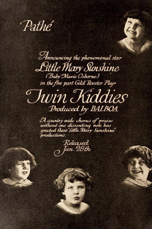 Movie poster for Twin Kiddies (1916)