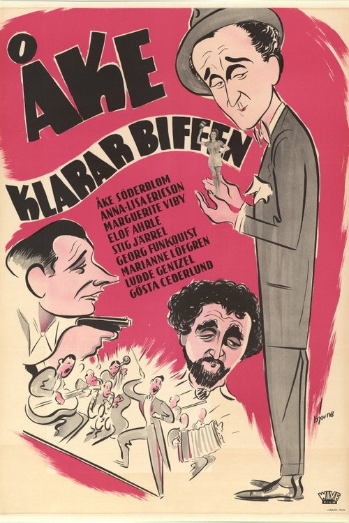 Movie poster for Åke klarar biffen (1952)