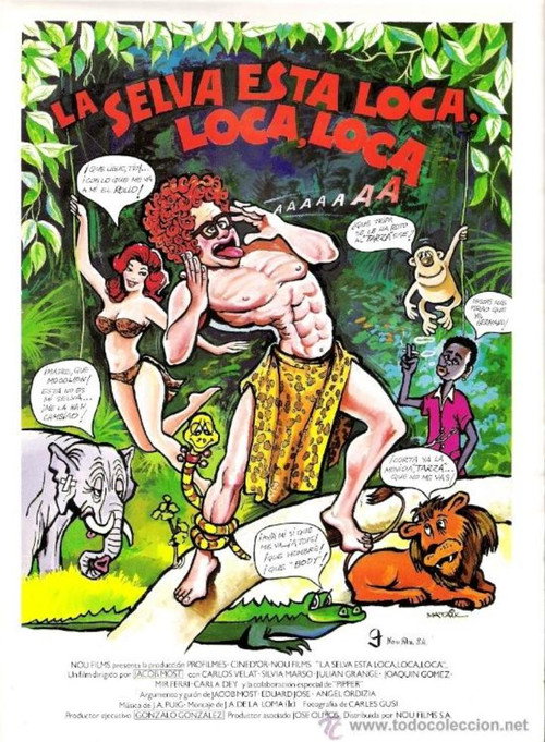 Movie poster for La selva está loca, loca, loca... (1983)