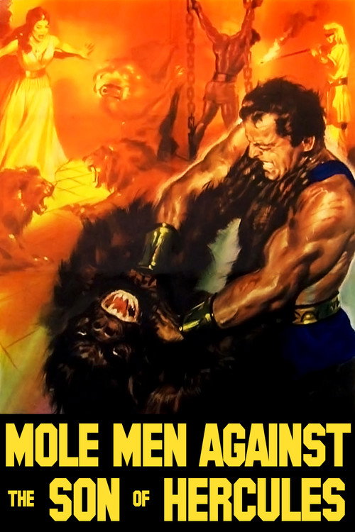 Movie poster for Mole Men Against the Son of Hercules (1961)