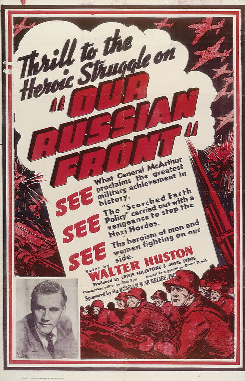 Movie poster for Our Russian Front (1942)