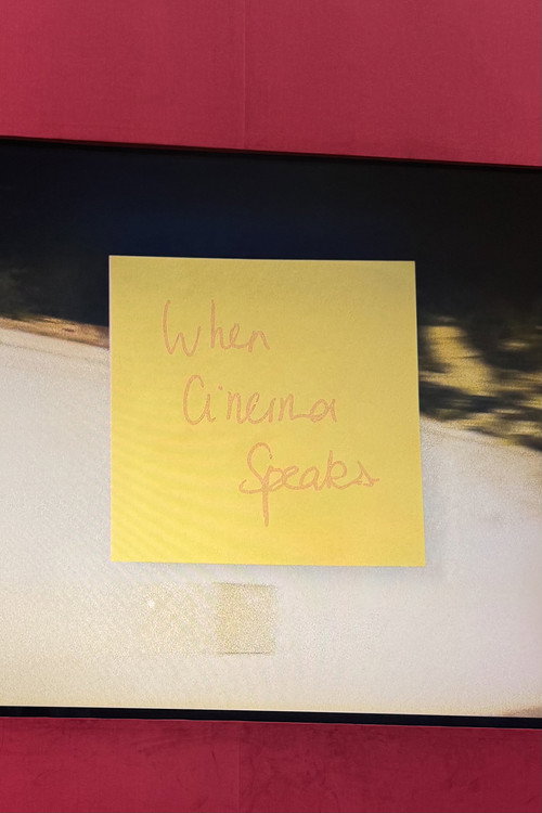 Movie poster for WHEN CINEMA SPEAKS... (2026)