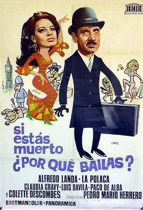 Movie poster for Si estás muerto, ¿por qué bailas? (1971)