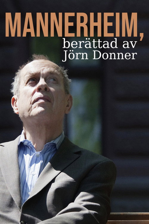 Movie poster for Mannerheim, told by Jörn Donner