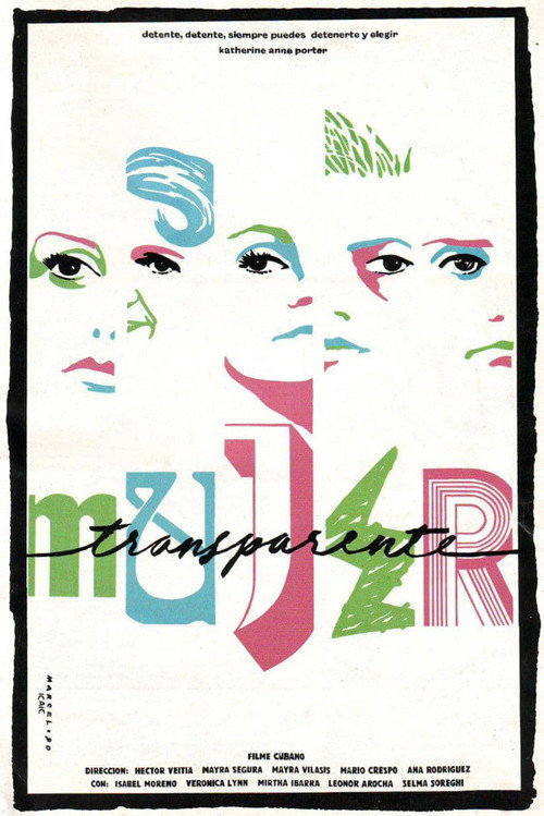 Movie poster for Mujer transparente (1990)