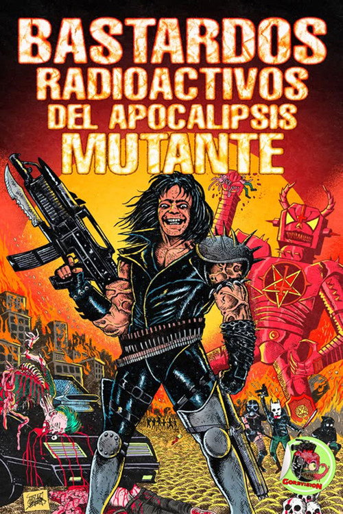 Movie poster for Bastardos radioactivos del apocalipsis mutante (2025)