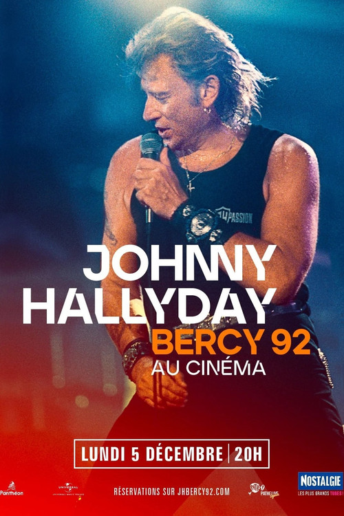 Movie poster for Johnny Hallyday - Bercy 1992 au cinéma (2022)