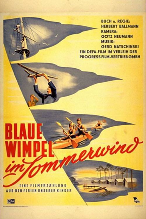 Movie poster for Blue Bandanas in the Summer Wind (1952)