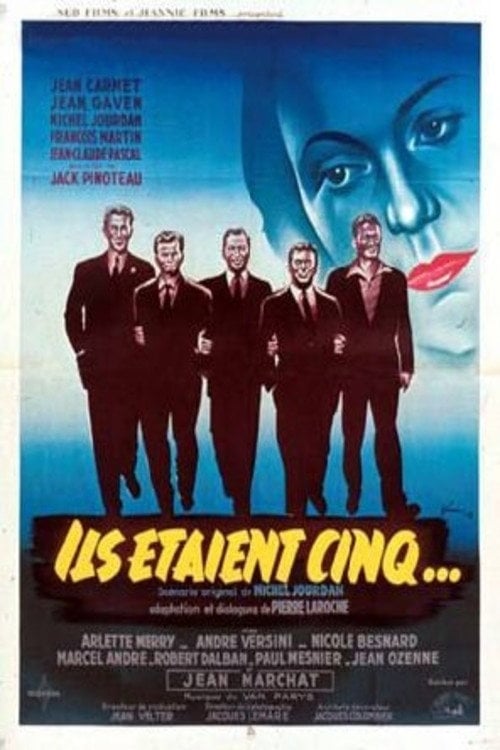 Movie poster for They Were Five (1952)