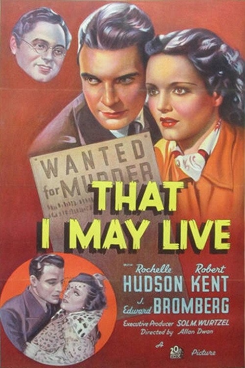 Movie poster for That I May Live (1937)