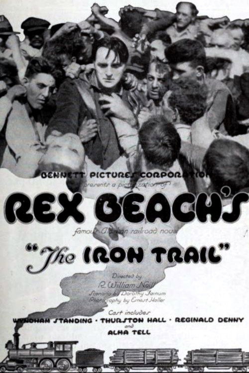 Movie poster for The Iron Trail (1921)