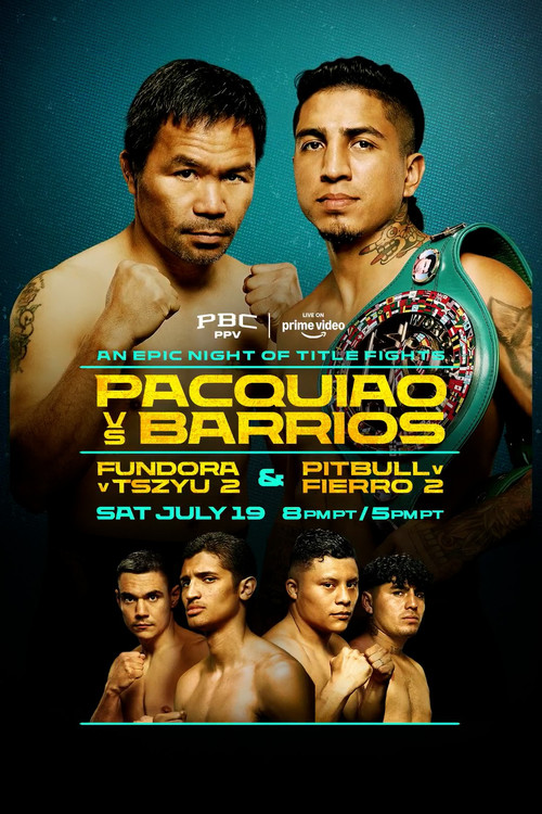 Movie poster for Manny Pacquiao vs. Mario Barrios (2025)