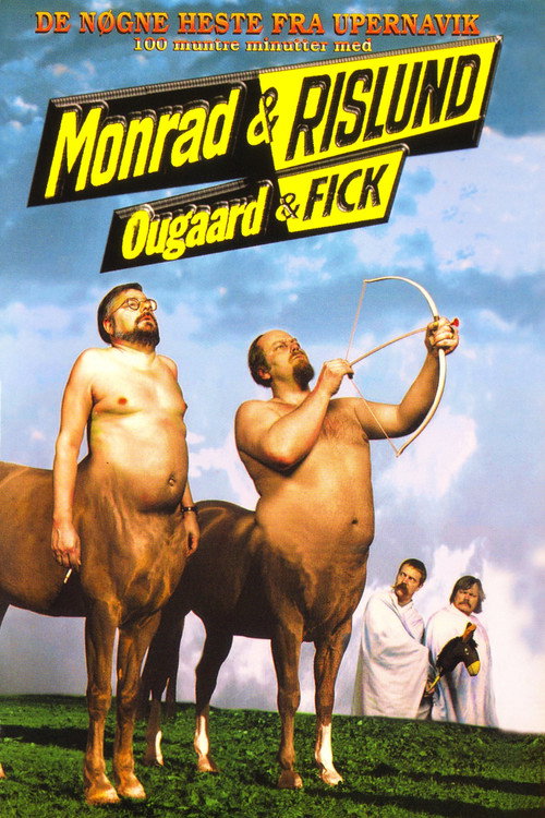 Movie poster for Monrad & Rislund, Ougaard & Fick: De nøgne heste fra Upernavik (1998)