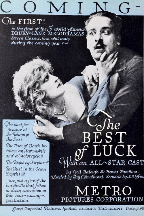Movie poster for The Best of Luck (1920)