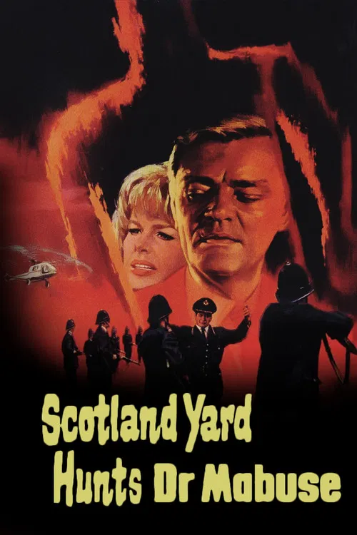 Movie poster for Scotland Yard Hunts Dr. Mabuse (1963)