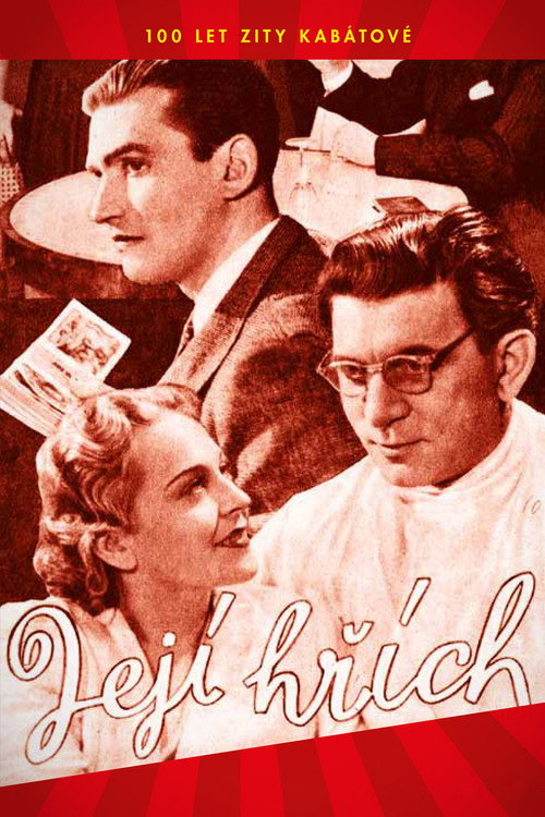 Movie poster for Její hřích (1939)