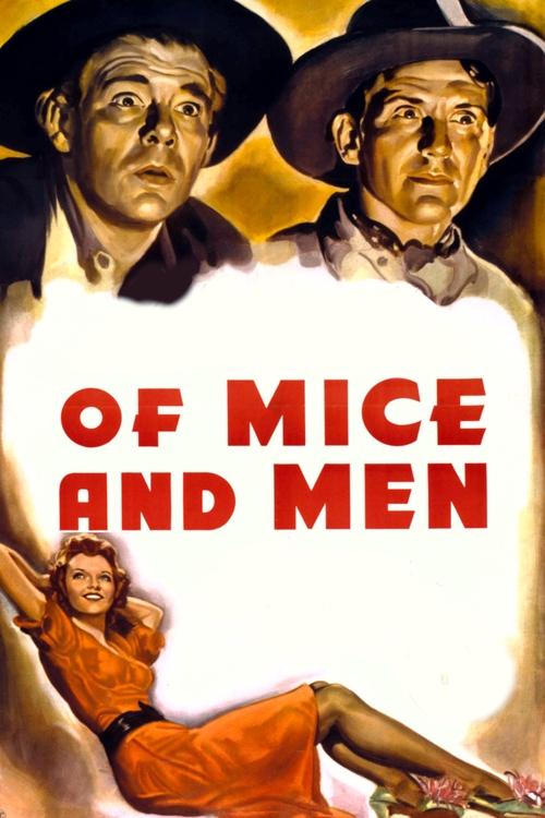 Movie poster for Of Mice and Men (1939)
