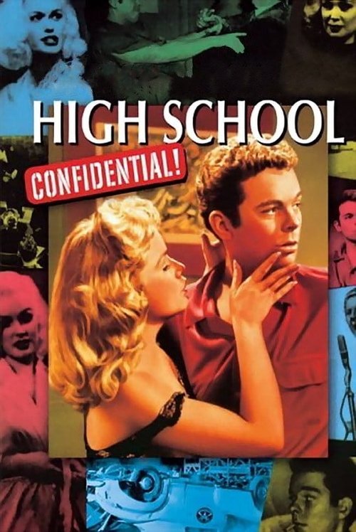 Movie poster for High School Confidential! (1958)