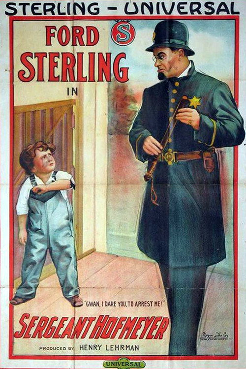 Movie poster for Sergeant Hofmeyer (1914)