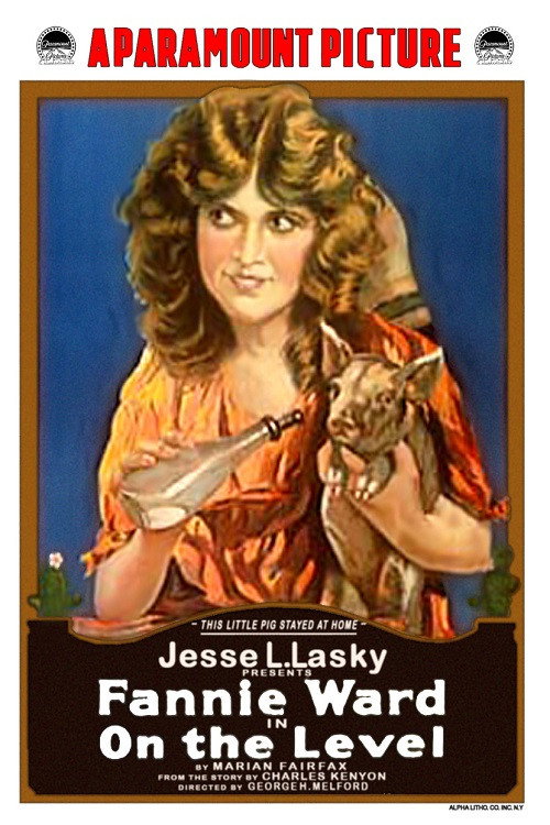 Movie poster for On the Level (1917)