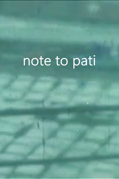 Movie poster for Note to Pati (1969)