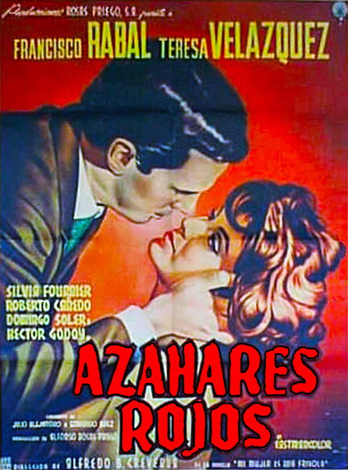 Movie poster for Azahares rojos (1961)