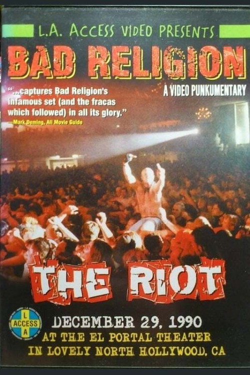 Movie poster for Bad Religion: The Riot (1996)