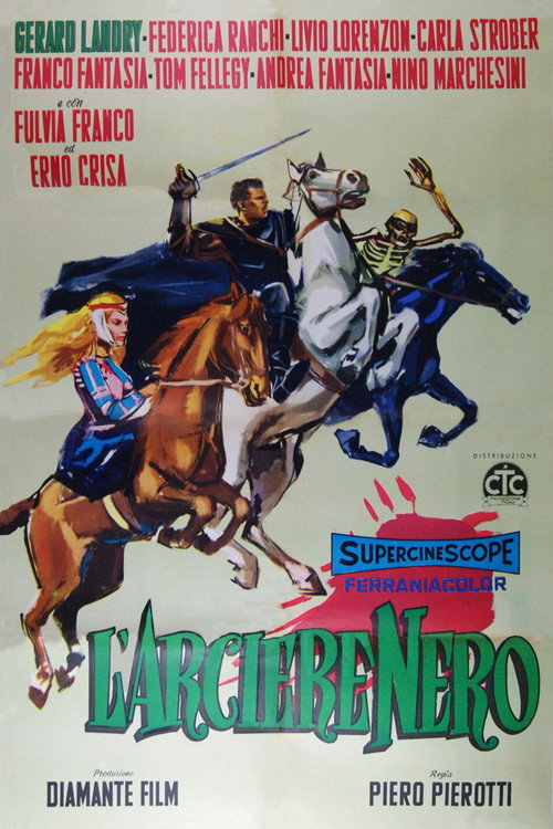 Movie poster for The Black Archer (1959)
