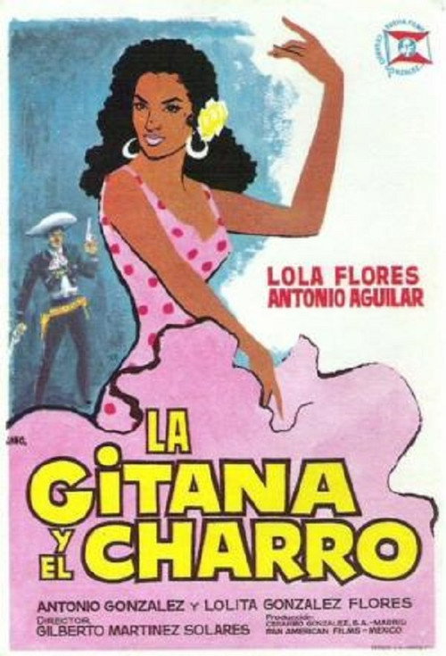 Movie poster for La gitana y el charro (1964)