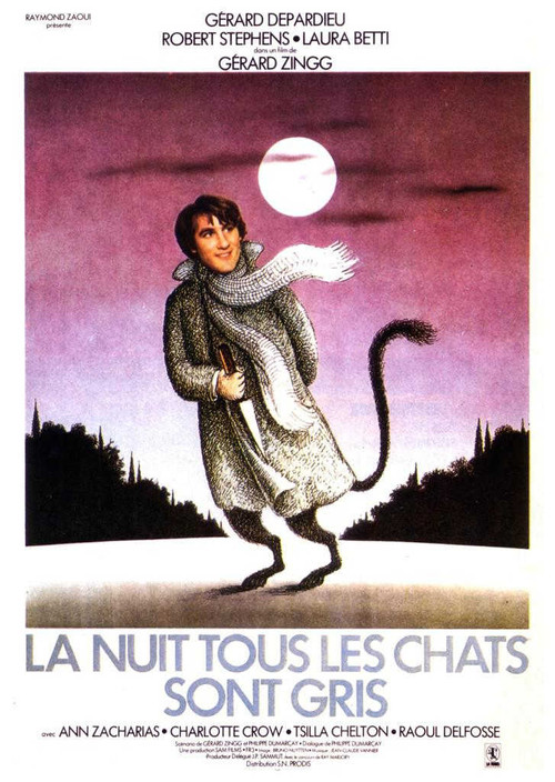 Movie poster for At Night All Cats Are Crazy (1977)