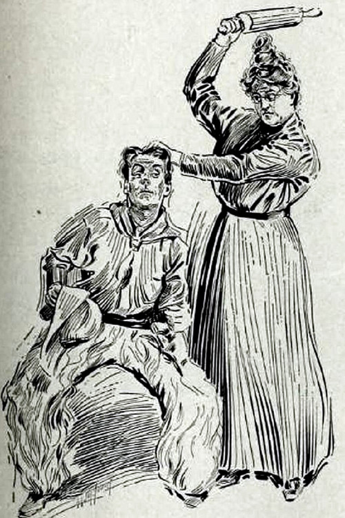 Movie poster for Alkali Ike's Mother-in-Law (1913)