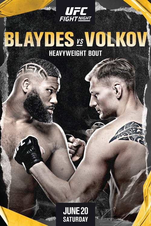 Movie poster for UFC on ESPN 11: Blaydes vs Volkov (2020)