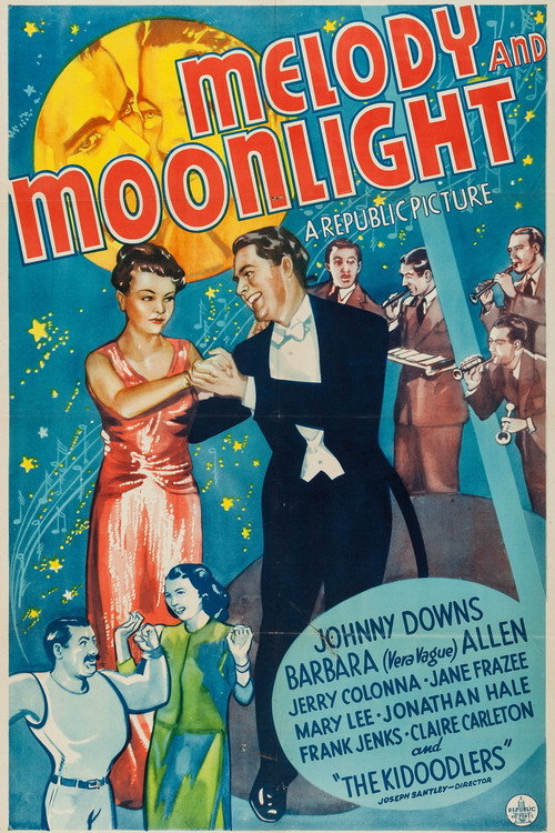 Movie poster for Melody and Moonlight (1940)