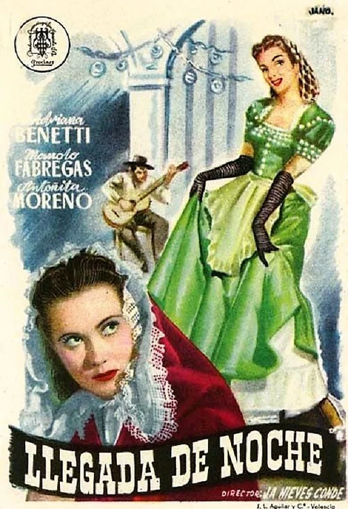Movie poster for Llegada de noche (1949)