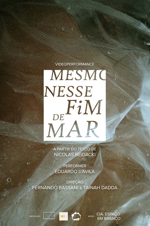 Movie poster for Mesmo Nesse Fim de Mar (2020)