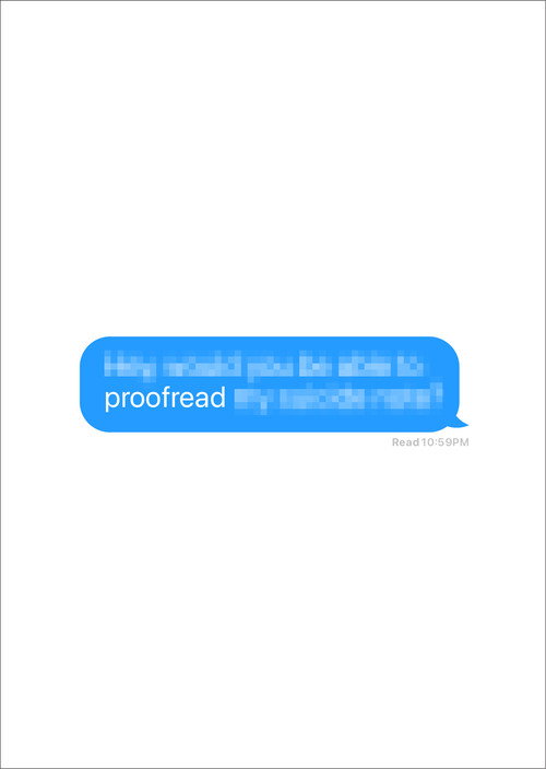 Movie poster for Proofread