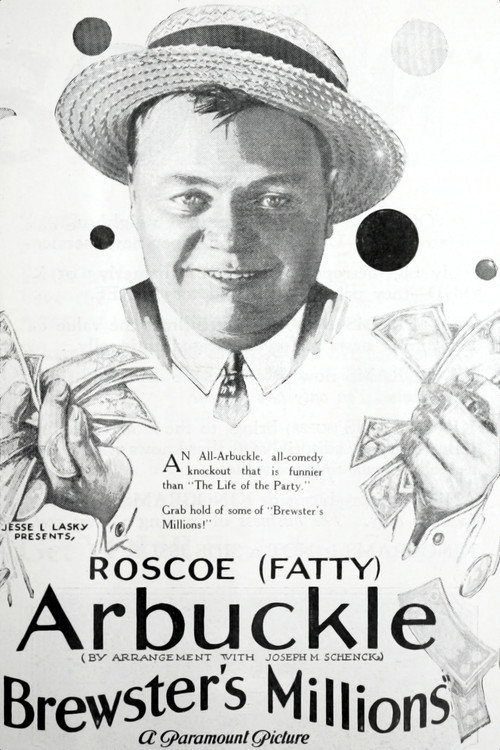 Movie poster for Brewster's Millions (1921)