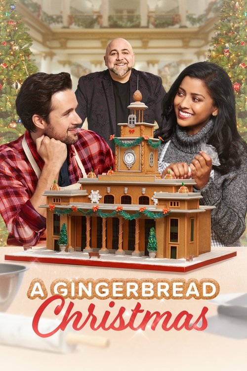 Movie poster for A Gingerbread Christmas (2022)