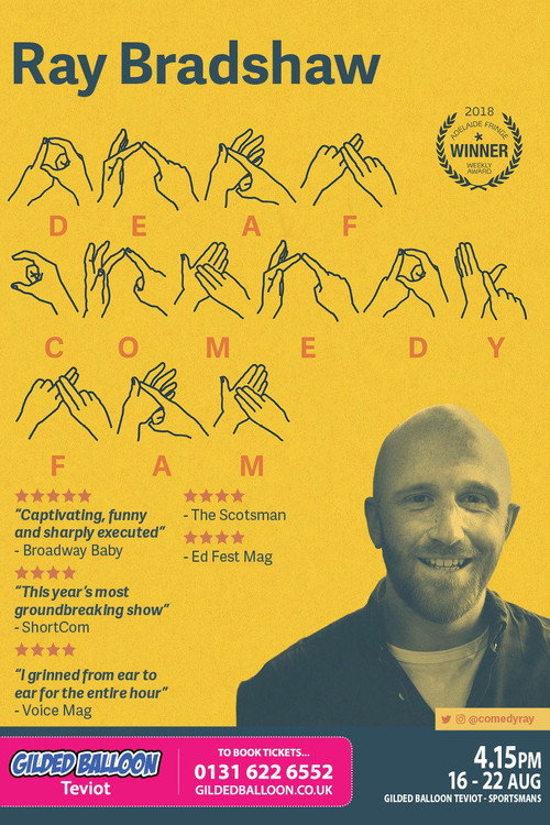 Movie poster for Ray Bradshaw - Deaf Comedy Fam (2018)