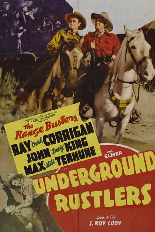 Movie poster for Underground Rustlers (1941)