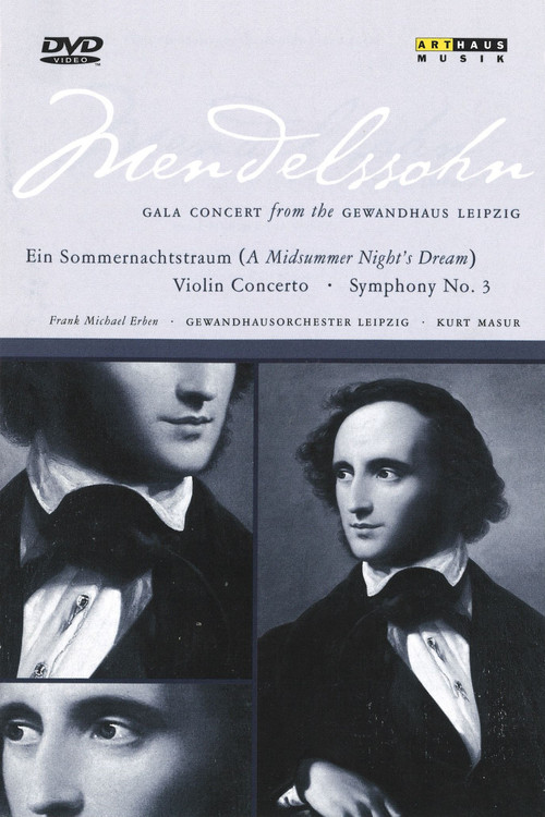 Movie poster for Mendelssohn Gala Concert From the Gewandhaus Leipzig (1997)
