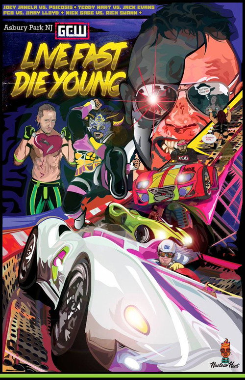 Movie poster for GCW Live Fast Die Young (2018)